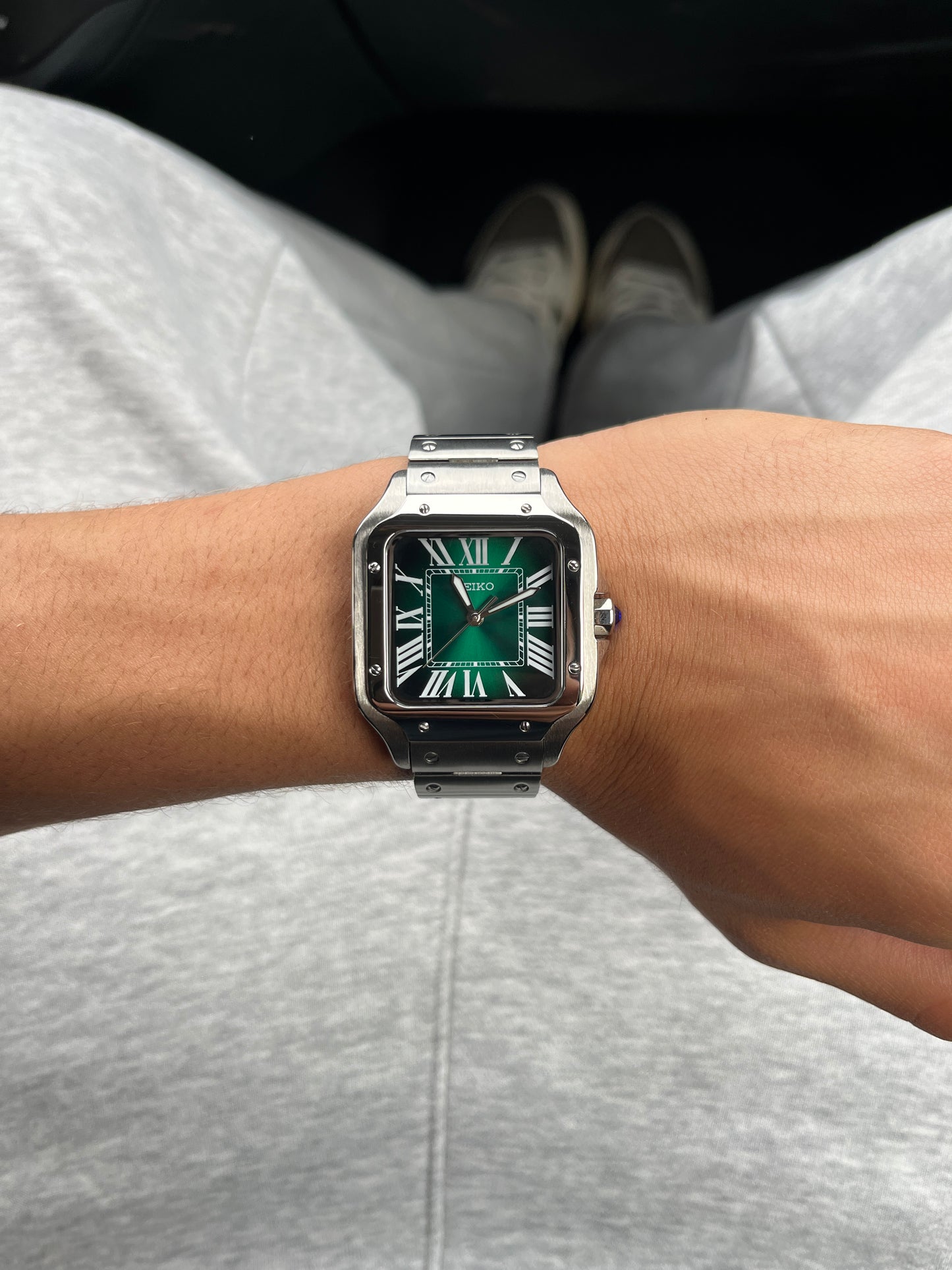 Seiko Mod Santos Vert