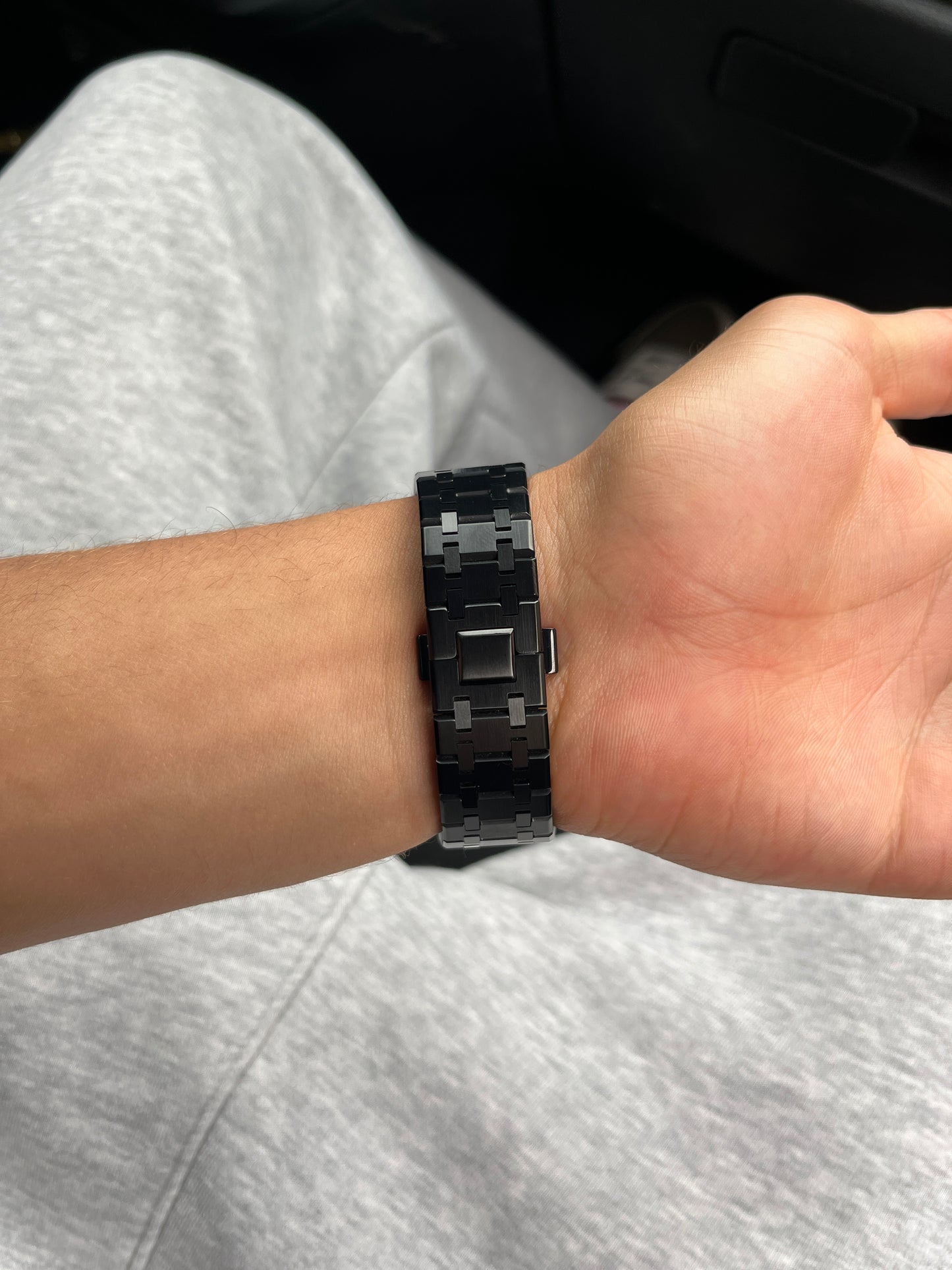 Seiko Mod Royal Oak Noir Or Rose