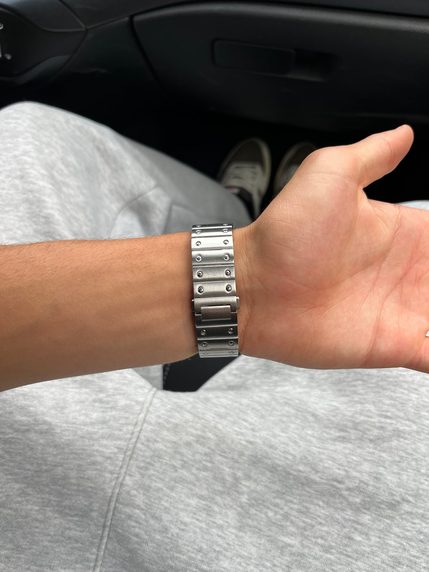 Seiko Mod Santos Bleu