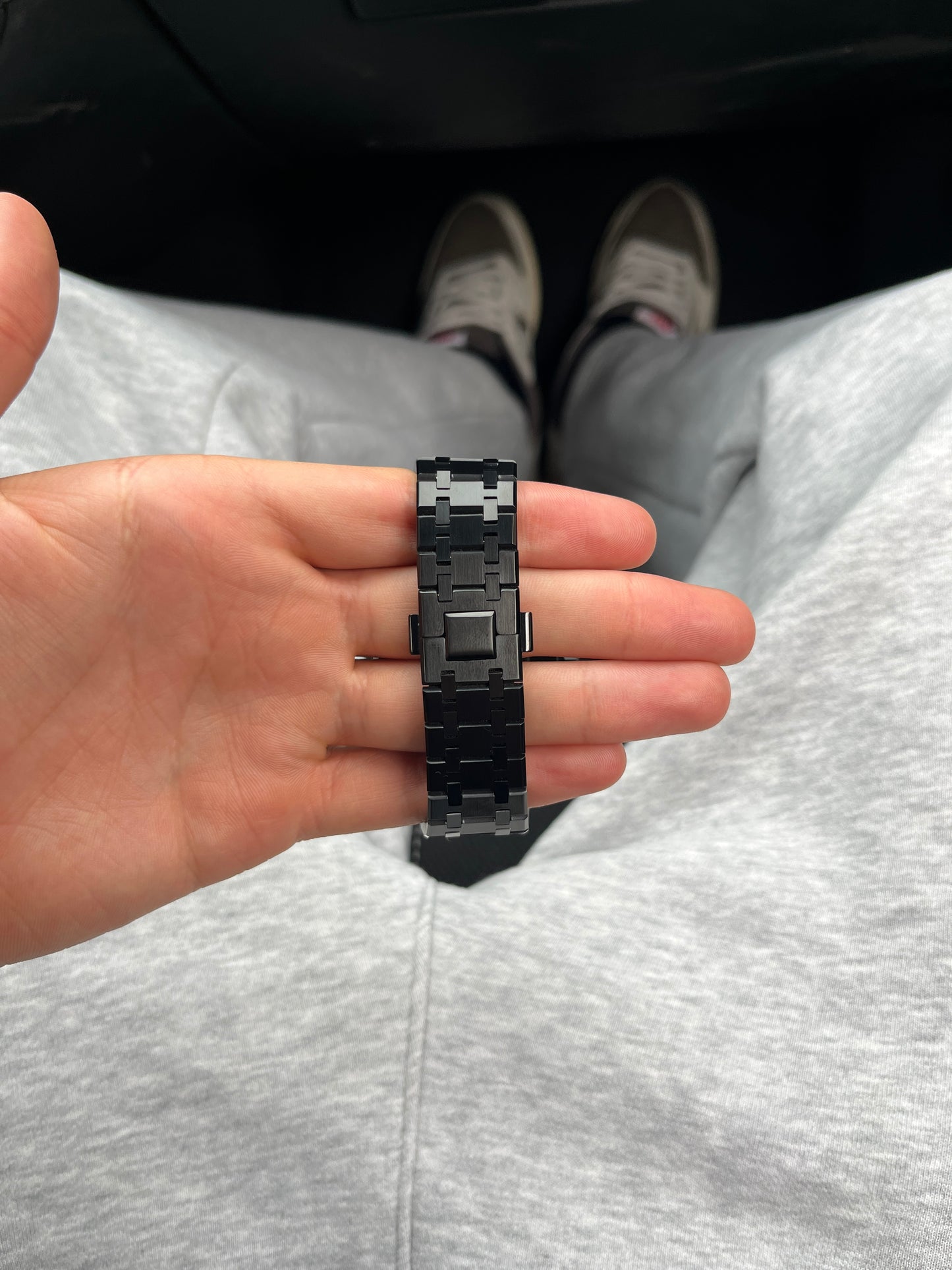 Seiko Mod Royal Oak Noir Or Rose