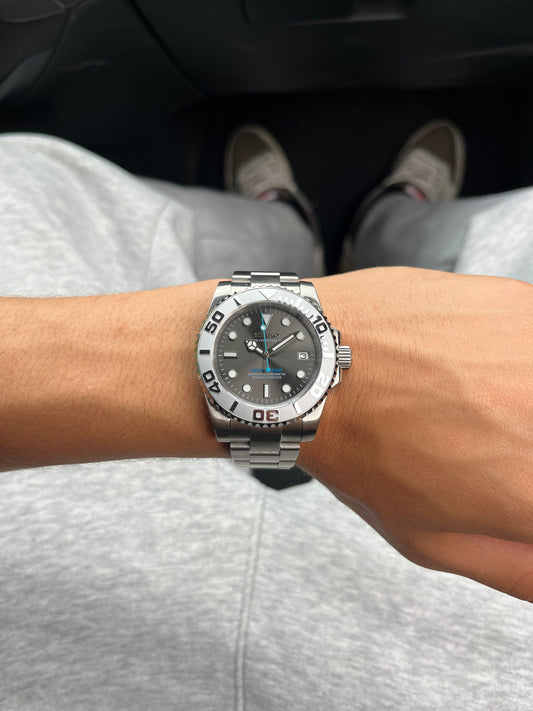 Seiko Mod Yatch Master Argent