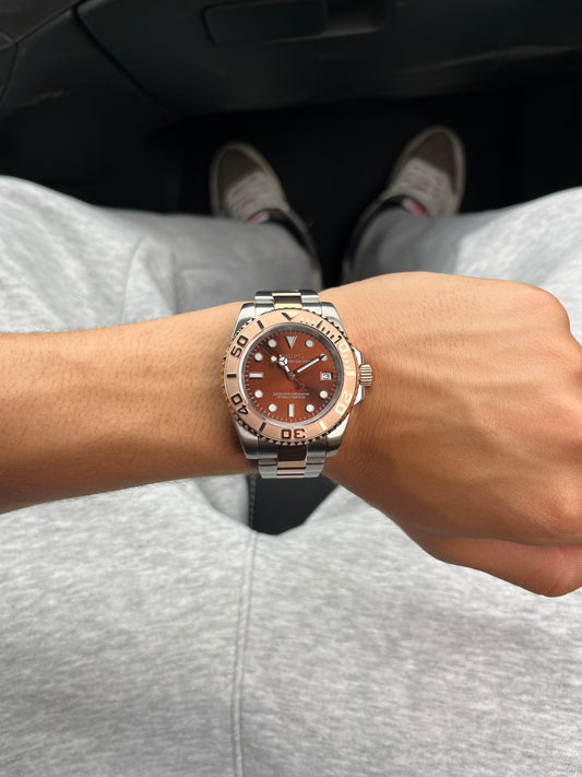 Seiko Mod Yatch Master Or Rose