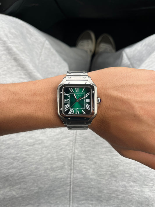 Seiko Mod Santos Vert