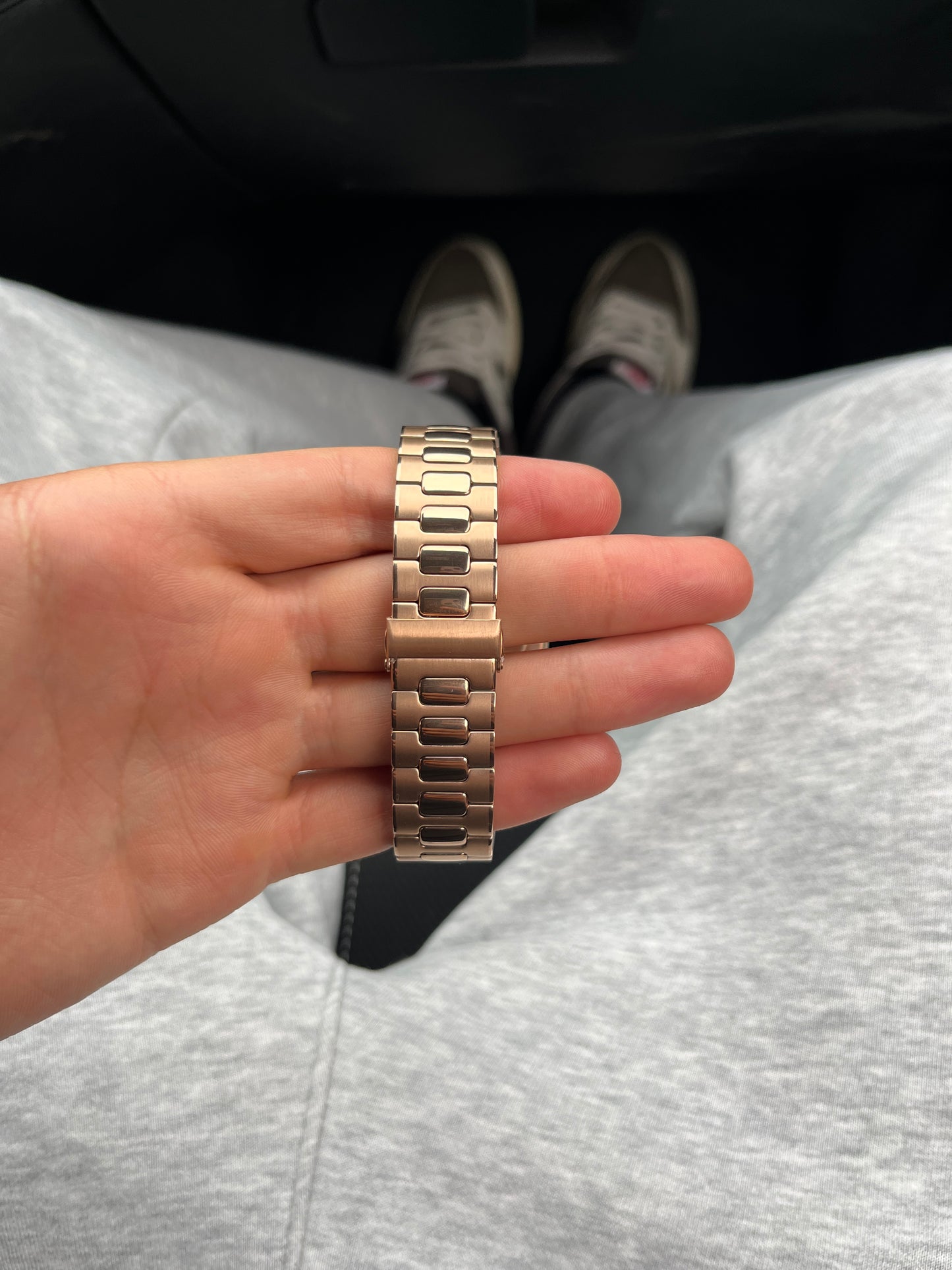 Seiko Mod Nautilus Open Heart Or Rose
