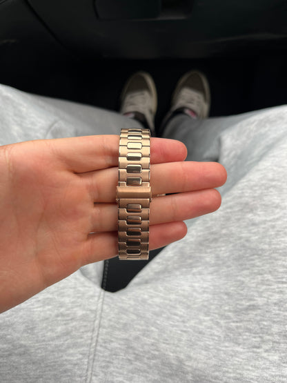 Seiko Mod Nautilus Open Heart Or Rose