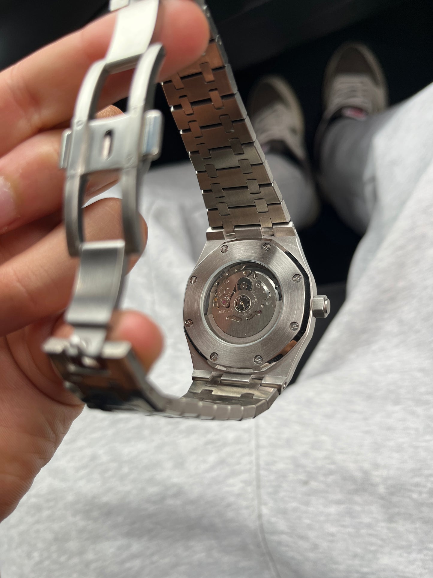 Seiko Mod Royal Oak Blanc